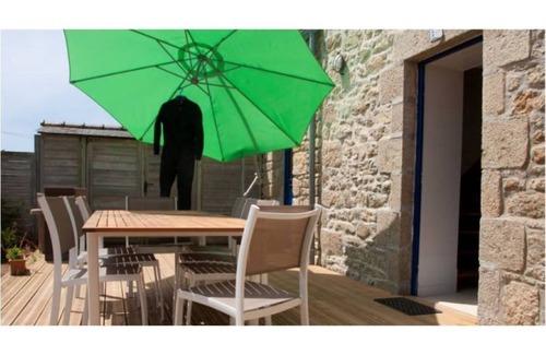 Plouneour-Trez Maison | Villa Ty-Neiz Piscine-interieure-100 mètres de la Mer 6 pers