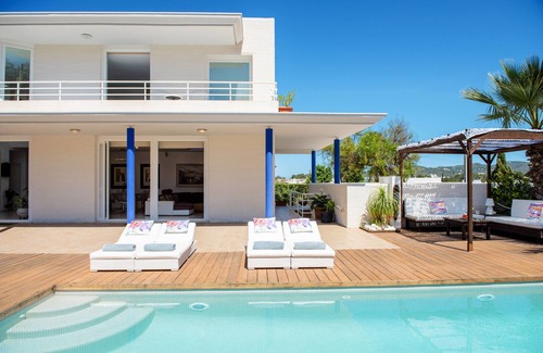 San Antonio Bay Villa | Walk à la plage et piscine d'eau salée
