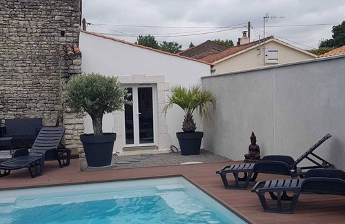 Angles Maison | Villa "tout confort"+piscine à 6 km des plages de Longeville sur mer