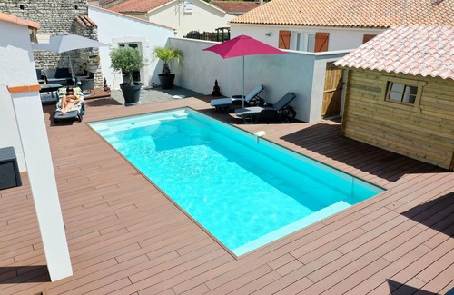 Angles Maison | Villa "tout confort"+piscine à 6 km des plages de Longeville sur mer