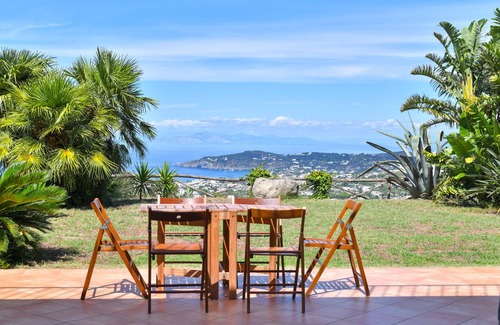 Panza Villa | Villa avec vue exclusive sur le golfe + parking privé
