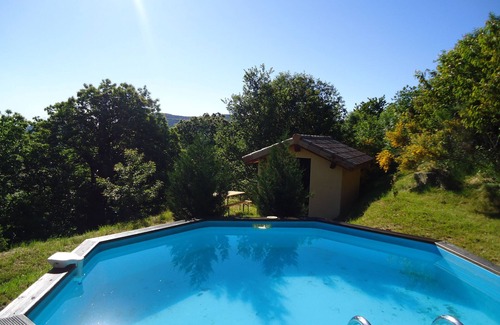 Saint-Julien-du-Gua Maison | Villa avec piscine privée, vue superbe