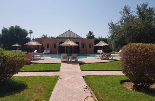 Palmeraie Villa | Villa d'architecte avec piscine dans la Palmeraie