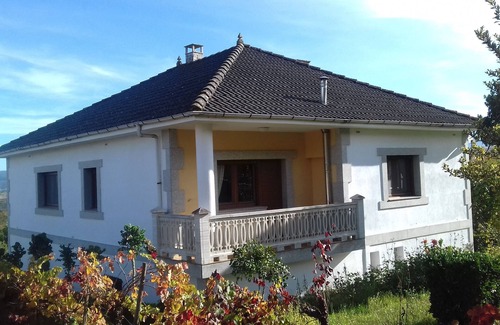 Castro Villa | Villa avec piscine dans la Ribeira Sacra
