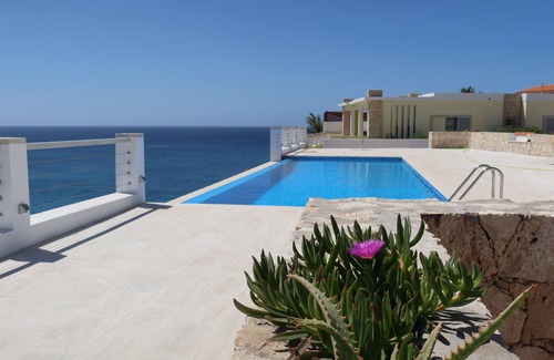 Maio Villa | Ile de Maio archipel du Cap vert, villa avec piscine privée terrasses vue océan