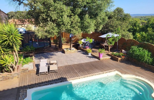 Vergeze Villa | Villa avec piscine privée 4 chambres