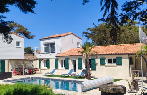 La Faute-sur-Mer Villa | Villa avec piscine "Vue mer" et accès plage à 300 m en été