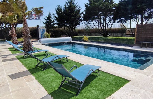 La Faute-sur-Mer Villa | Villa avec piscine "Vue mer" et accès plage à 300 m en été