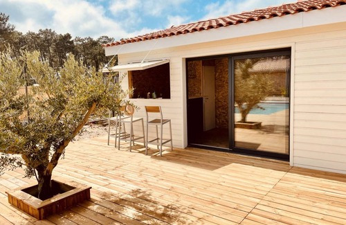Vensac Villa | VillasHomeClet - Villa Palm Beach ⭐️ Piscine ⭐️ Terrasse ⭐️ Clim ⭐️ 4 chambres