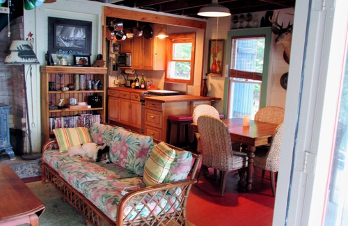Rock Stream Cottage | VINTAGE COTTAGE DONNANT SUR LA PLAGE PRIVÉE DU LAC SENECA / QUAI / KAYAKS / CAMPFIRE