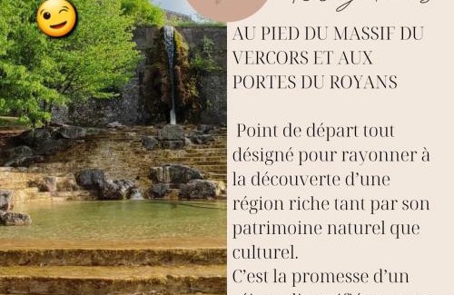 Pont-en-Royans Appartement | Vue exceptionnelle Vercors pistes de ski a 30mn