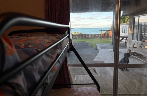 Castlepoint Maison | Waiwhare On The Beach (beachfront property with direct beach access)