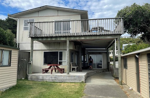 Castlepoint Maison | Waiwhare On The Beach (beachfront property with direct beach access)