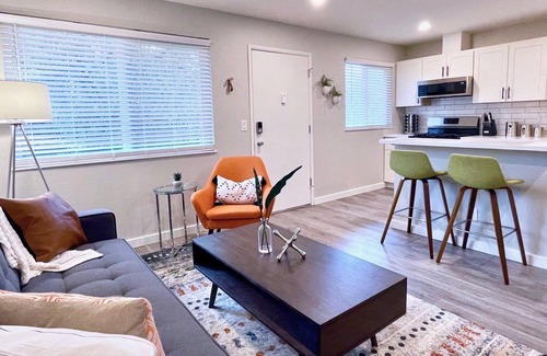 Walnut Creek Appartement | Walk Downtown Work Here + Desk + Fast WiFi King Bed Remodeled Kitchen