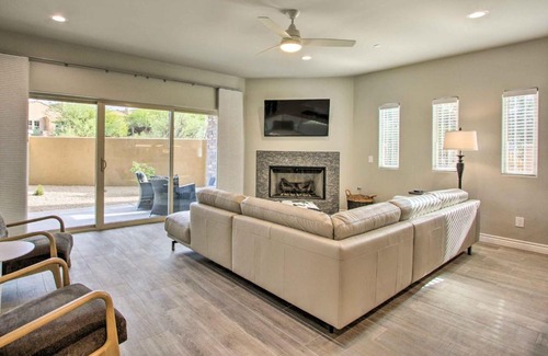 Cave Creek Maison | Walkable Cave Creek Townhome with Private Patio!