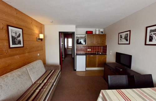Belle Plagne Appartement | Chaleureux 2 pièces, 4 personnes à Belle-Plagne (Alt:2050m)