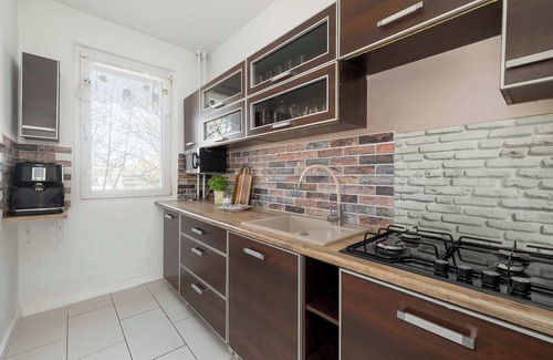 West Pomeranian Voivodeship Appartement | Waska Bright Apartment with Balcony