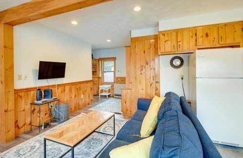 Gray Maison | Waterfront Gray Home with Furnished Deck and Fire Pit!