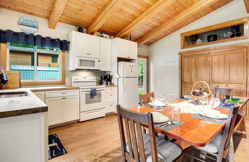 Bellingham Maison | Waterfront home on Lake Whatcom with private dock, beach, firepit & woodstove