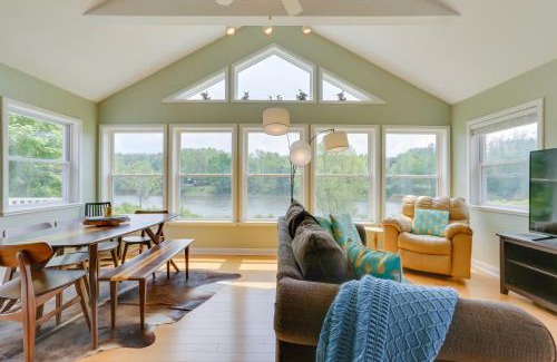 Ouaquaga Maison | Waterfront Home with Deck and Canoe in Afton