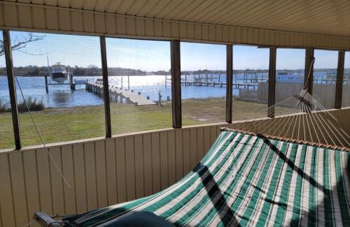 Cedar Point Maison | Waterfront home with Private Dock and swimming area, large fenced backyard