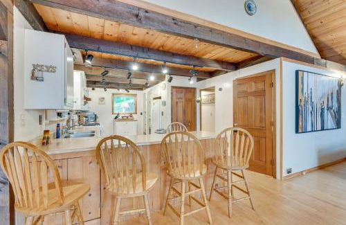 Lake Arrowhead Maison | Waterfront Lake Arrowhead Cabin with Dock and Fire Pit