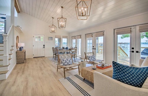 West Livingston Maison | Waterfront Livingston Home with Dock and Porch!