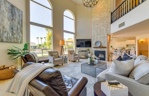 West Lake Estates Maison | Waterfront Luxury Gilbert Retreat with Pool and Spa!