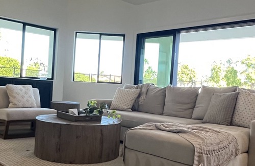 Val Vista Lakes Maison | Waterfront Luxury Home w/ Heated Pool and Spa