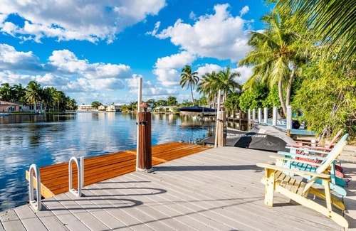 Coral Shores Villa | Waterfront Villa: Heated Pool, Dock, Kayaks