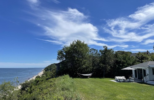 Miller Place Maison | Oceanfront avec une vue imprenable, piscine chauffée et plage privée