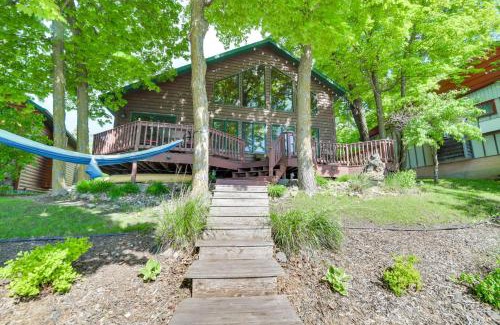 Waubun Maison | Waubun Lake Cabin with Private Dock and Fire Pit!