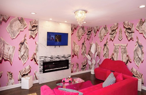 Chatham Maison | Welcome to Boss Barbie’s Dreamhouse! Everything is pink.