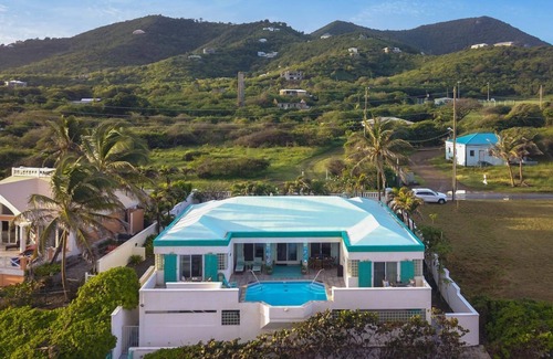 Cane Bay Villa | Welcome to Corals Edge! Your Oceanfront Oasis awaits you! 4 bedrooms, 3 baths!