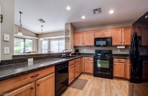 Maricopa Maison | Welcome to Desert Paradise - Enjoy the Southern Facing Patio and Heated Pool!