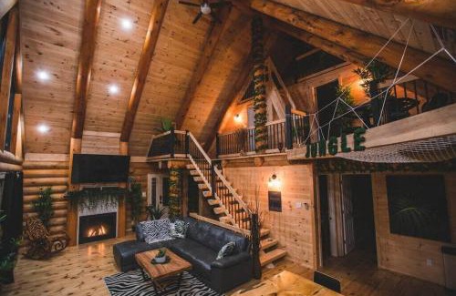 Saint-Philemon Chalet De Ski | Welcome to the JUNGLE - Log cabine - SPA