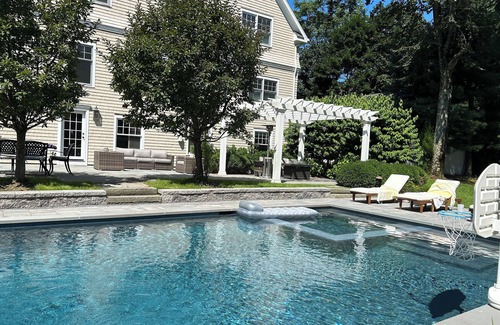 Westport Maison | Westport Summer retreat w/40 Ft saltwater pool, 6 bedrooms + guest cottage