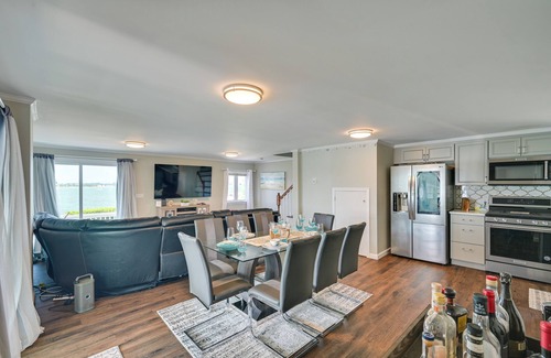 North Weymouth Maison | Weymouth Waterfront Getaway w/ Swim Spa & Hot Tub