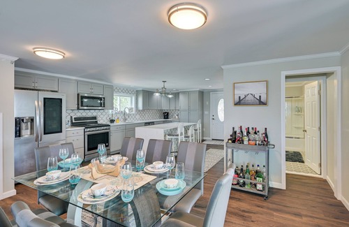 North Weymouth Maison | Weymouth Waterfront Getaway w/ Swim Spa & Hot Tub