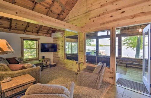 Weyauwega Maison | White Lake Home with Patio, Fire Pit, Boat Dock!