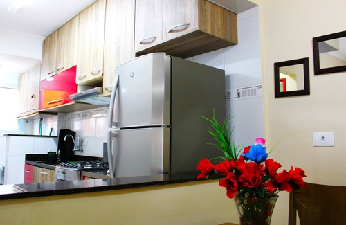 Canto do Forte Appartement | CONFORTABLE NOUVEAU 1 SOMMEIL .- * WIFI- * -NUIT DU BALCON GOURMET BEACH