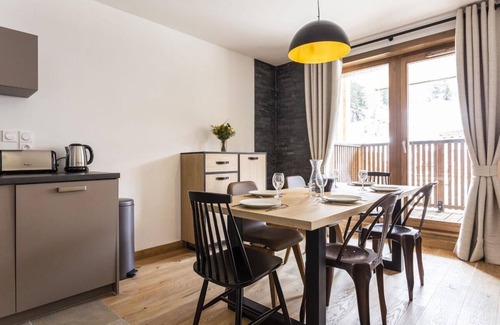 Plagne 1800 Appartement | Wifi, balcon, parking, télévision, casier à ski, 68-73m², La Plagne