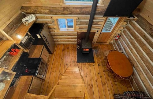 Regional District of Nanaimo Cabine | Wind Down Log Cabin in the Woods with Cozy Woodstove
