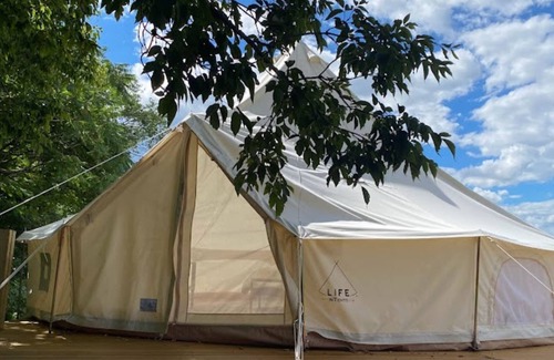 Lodi Location De VR | Tente-King-Salle de bain privée séparée-Vue sur la campagne-Sunset Rdge