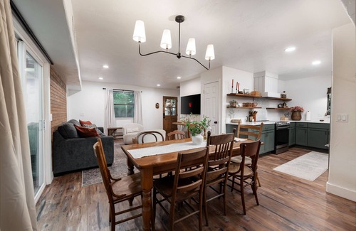 Johnson City Maison | Wine Trail Retreat w/ Fire Pit, Grill, Plunge, Walk to Downtown!