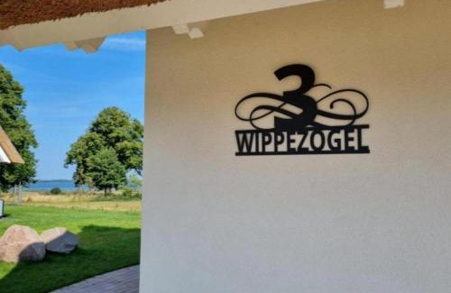 Am Salzhaff Maison | Wippezogel - Ferienhaus mit Sauna, Kamin und Meerblick