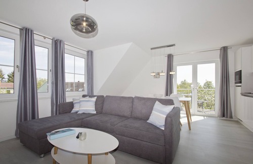 Gross Zicker Appartement | With sea view, use of swimming pool and sauna - Haus Inselblick FeWo MEERrauschen