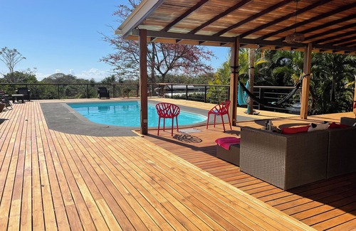 Las Delicias Villa | Avec terrasse et piscine: à 7 minutes des plages et restaurants de Montezuma!