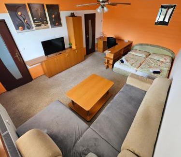 Povazska Bystrica Appartement | WOLF APARTMAN Luxusné a pokojné ubytovanie s plochou TV a optickým internetom priamo v Považskej Bystrici Tichá lokalita s bezplatným parkovaním Všade blízko Vhodné pre jednotlivcov rodiny pracovné cesty turistiku aj oddych Plne vybavená kuchyňa