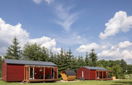 Dolni Branna Maison | Belle maison de vacances privée avec bain à remous, WIFI, TV, terrasse et animaux admis